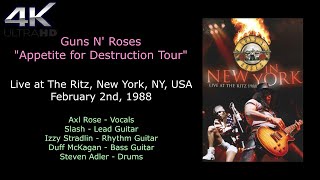 Guns N' Roses | Live at The Ritz 1988 | 4K