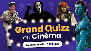 GRAND QUIZ spécial CINÉMA 🍿 : 50 Questions