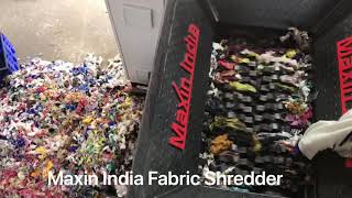 Fabric Shredding Machine, Clothe Shredder, Textile Waste Shredder, Crushing, #ClothewasteCrusher,