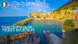 🇮🇹 4K Italy Walking Tour in Genova -  Porticciolo di Nervi | Travel Experience