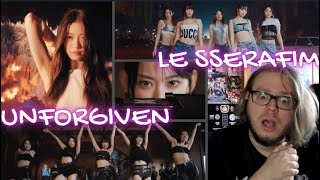 LE SSERAFIM (르세라핌) 'UNFORGIVEN (feat. Nile Rodgers) REACTION My first comeback as FEARNOT!