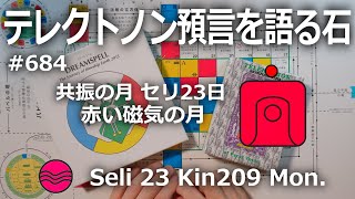 【テレクトノン預言を語る石】684・TELEKTONON 7.23・共振の月・Seli セリ23日・赤い磁気の月・Kin209・青い律動の嵐の年 #新しい時間のチャンネル #13の月の暦 #マヤ暦