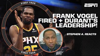YOU WEREN'T THE FIRST CHOICE - Stephen A. Smith didn't HOLD BACK on KD & Frank V