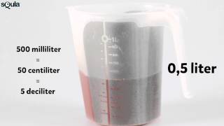 Rekenen met liter, deciliter, centiliter en milliliter (groep 5) | Squla legt uit | Squla