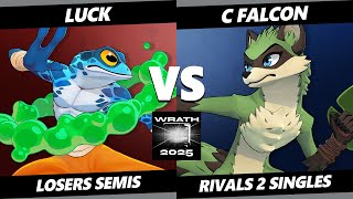 Wrath 2025 LOSERS SEMIS - Luck (Ranno) Vs. C.Falcon (Maypul) Rivals of Aether II - RoA2