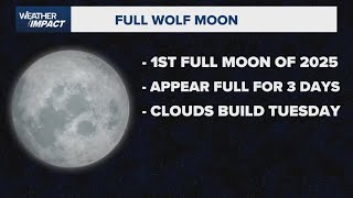 When can you see the Full Wolf Moon over Houston?