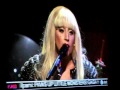 Gaga Talking about MSG in 2008 and Just Dance Keytar z100 Jingle Ball 2011