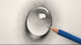 How to Draw a Water Drop With Pencil