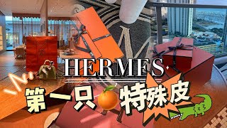 [Eng sub] Hermes爱马仕2022 UNBOXING MY FIRST EXOTIC HERMES| 开箱 NEW 爱马仕特殊皮| 搞明白SA“术语” 拿包不难 | milayoko