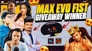 MAX EVO FIST GIVEAWAY WINNER 🏆 - DESI CHHORA_YT