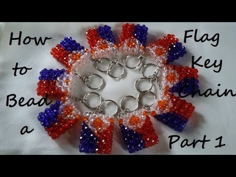 How to Bead a Flag Keychain Part 1 How to Bead a Flag Keychain Part 1