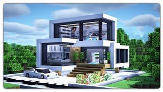 BUILD LIKE A PRO: EPIC MINECRAFT MODERN HOUSE TUTORIAK WITH INTERIOR!