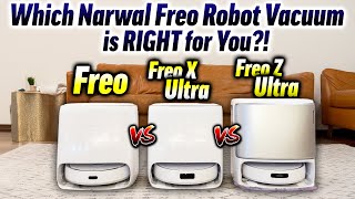 Narwal Freo vs Freo X Ultra vs Freo Z Ultra - Which Robot Vacuum is the BEST?!