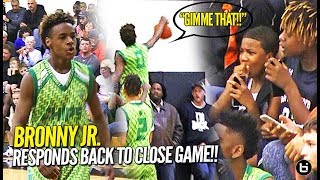 LeBron James Jr. CHASEDOWN BLOCK!! North Coast Blue Chips Get TESTED in Debut at