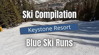 Ski Compilation - Blue Runs at Keystone Ski Resort - Spring 2022 - #skiing #gopro #skiingislife