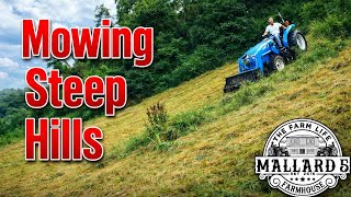Brush Hogging STEEP HILLS
