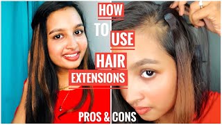 How to Clip in Hair Extensions || Makeover in Telugu