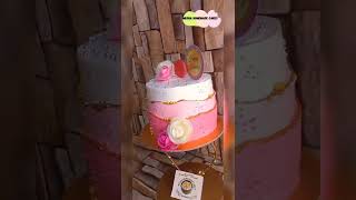 Fault line cake design | Fault line design tutorial | Megha Homemade cakes#shorts