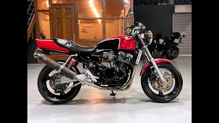 SUZUKI GSX400 IMPULSE GK79A - スズキ GSX400インパルス - ヨシムラ製フルエキゾーストマフラー、ハリケーン製ハンドルバー、マックレーン製バックステップ 装備