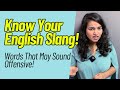 Slang English Words That Will Surprise You! Informal English Words! #slang #slangs #vocabulary