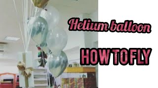 How to fly a helium balloon with gift #allus athus # എങ്ങനെ ഹീലിയം ബലൂൺ കിറ്റുമായി പറക്കും