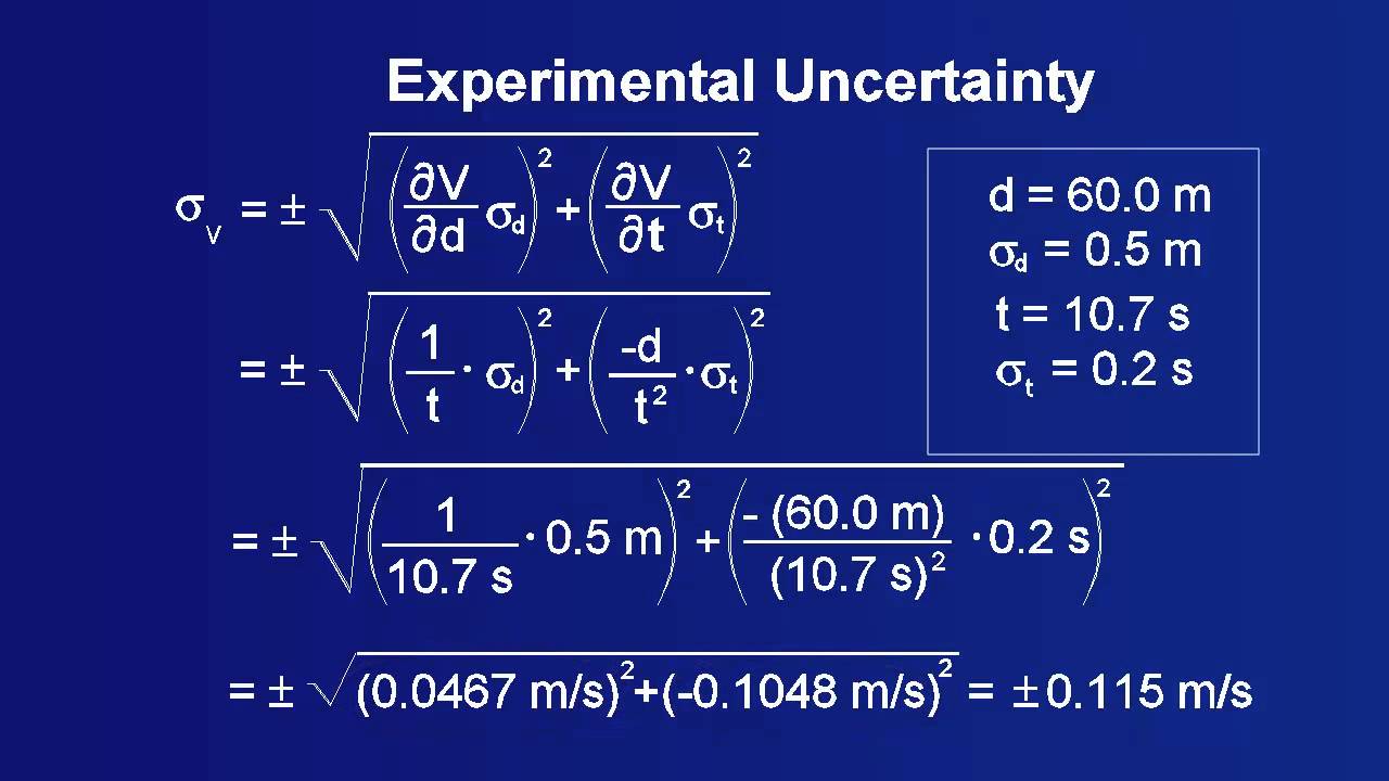 Experimental Uncertainty - YouTube