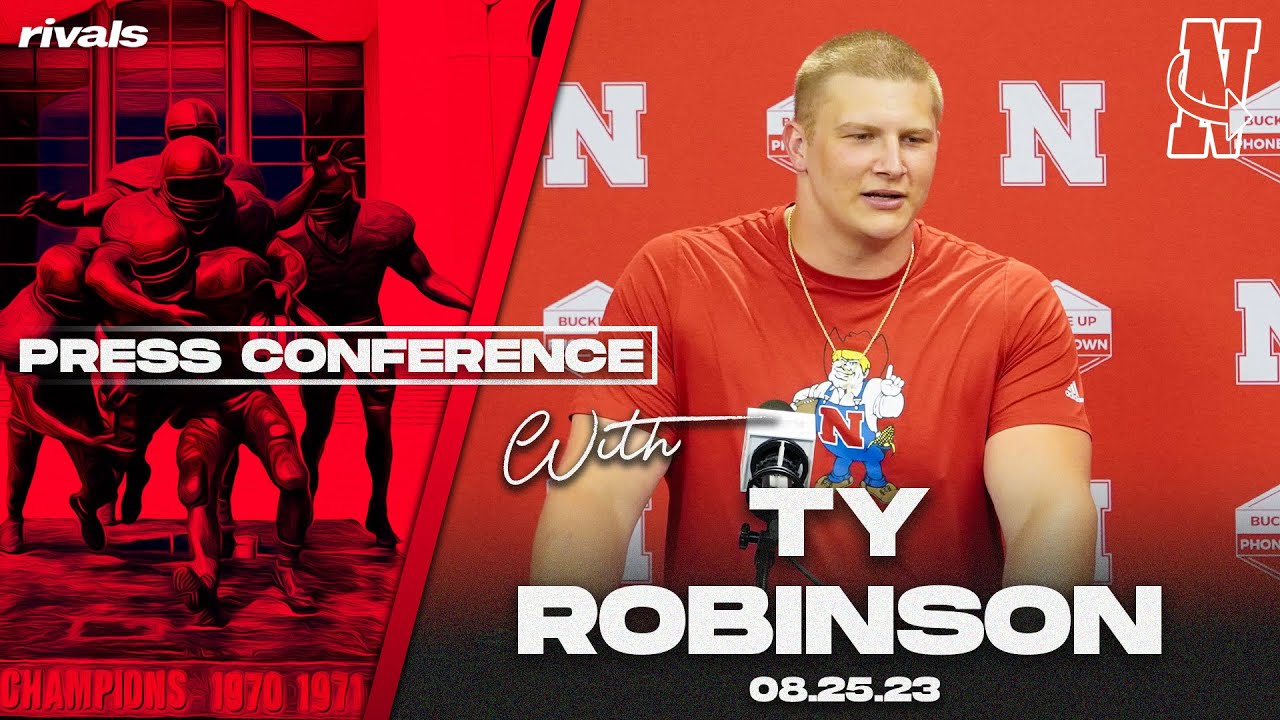 Nebraska Football: Ty Robinson Previews Minnesota (August 25, 2023 ...