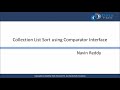 Java Collection List Sort using Comparator Interface