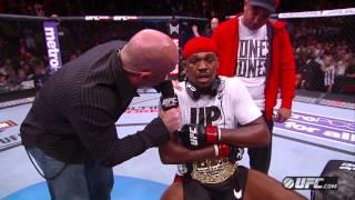 UFC 159: Jones & Sonnen Octagon Interviews