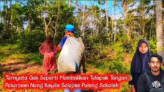 DI BALIK KEGIATAN JEJAK BANG IBRA BANGUN RUMAH MERASAKAN KESEHARIAN MAK AMAH KAILA NGAMBIL RUMPUT