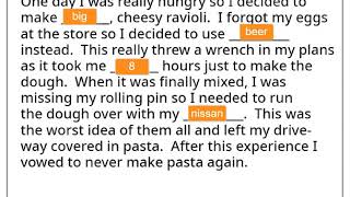 Mad Libs with Scratch