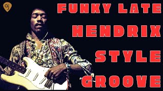 🎸 Funky Late Hendrix Style Jam | Guitar Backing Track (E Minor - 82 BPM)