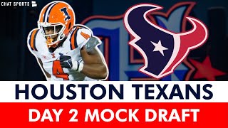 Houston Texans Round 2 & Round 3 NFL Mock Draft + Top Day 2 Draft Targets For 2024 NFL Draft