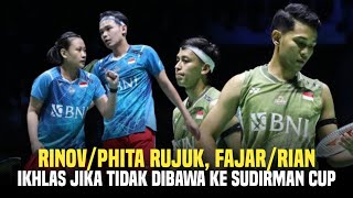 RINOV/PHITA Rujuk! FAJAR/RIAN Ikhlas Jika Tidak Diikutsertakan Di Sudirman Cup 2025