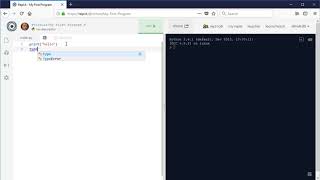 Python 3 - Programming with Repl.it