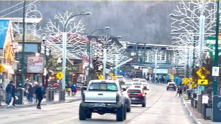 Gatlinburg - Sunday’s Small Crowd!  Beautiful Afternoon in Downtown!  February 5, 2023 @ 5:30PM