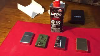 Zippo unboxing 2018 armor high polish brass 169