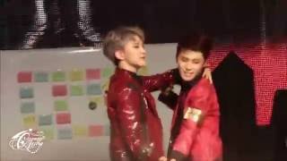 [Fancam]160904 Seventeen FanMeeting in HK - Sexy couple dance with dino and hoshi