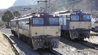 EF63 11 + EF63 24 重連運転(動態保存) 2017年2月 撮影