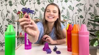 Learn Colors with Crayon Surprises | Best Toddler Learning Video | Learn to Talk | Learn English