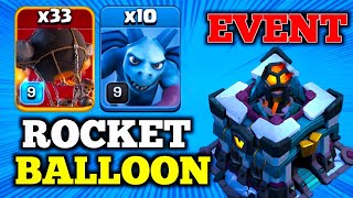 TH13!!! New Rocket Balloon Attack Strategy For 3 Stars! Army Link In Description