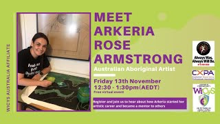 WiCyS Australia celebrates NAIDOC Week with Arkeria Rose Armstrong