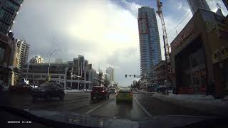 Taxi Illegal Left Turn Metrotown