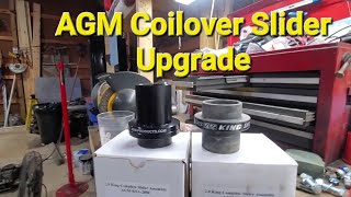 AGM Slider UPGRADE for 2.0 King Coilovers!  Smooth n Quiet and no more coil bind!