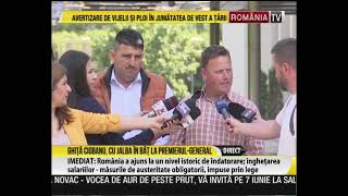 Premierul Ciucă s-a întâlnit cu Ghiţă Ciobanu