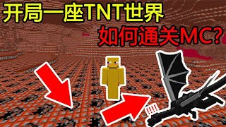 MC：开局一座TNT大陆，如何通关MC？【煞神吖】