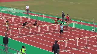 2018　中部実業団陸上競技選手権大会　男子110mH　決勝1組