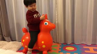 【Rody】ロディで大転倒！物にあたる2歳児