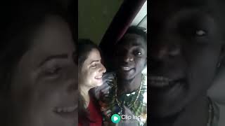 India girl with black man funny