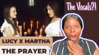 First Time Reacting To The Prayer - Sister Duet - Lucy & Martha Thomas Reaction